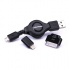 CyberPower Adaptador USB B Macho - Mini-USB B Macho, Negro  1