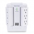 CyberPower Supresor de Picos CSP600WSURC2, 6 Contactos, 2x USB, 1200 Joules - Imagen adicional 1