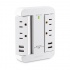 CyberPower Supresor de Picos GP400U4AWH, 4 Contactos, 4x USB, 500 Joules - Imagen adicional 2