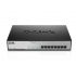 Switch D-Link Gigabit Ethernet DGS-1008MP, 8 Puertos 10/100/1000Mbps, 8000 Entradas - No Administrable