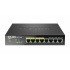 Switch Gigabit Ethernet DGS-1008P, 10/100/1000Mbps, 160bit/s, 8 Puertos, 4 Entradas – No Administrable