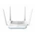 Router D-Link Ethernet Doble Banda MU-MIMO EAGLE PRO AI AX1500, Wi-Fi6, Alámbrico/Inalámbrico, 1201Mbit/s, 3x RJ-45, 2.4/5GHz, 4 Antenas Externas  1