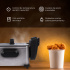 Daewoo Freidora de Aire DDF-376, 4 Litros, 1700W, 190 °C, Plata - Imagen adicional 4