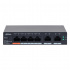 Switch Dahua CS4006-4ET2ET-60, 6 Puertos Fast Ethernet 10/100 4 x PoE 65W, 0.89 Gbit/s, 8000 Entradas, Administrado   1