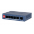 Switch Dahua DH-CS4006-4ET2GT-36, 6 Puertos Fast Ethernet 10/100 4 x PoE 36W, 1.2 Gbit/s, 2000 Entradas, Administrado