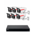 Dahua Kit de Vigilancia DH-IPC-HFW2249MP-S-LED-0360B-B-PRO+ NVR1108HS-8P-S de 6 Cámaras IP Bullet con Grabadora de 8 Canales