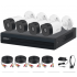 Dahua Kit de Vigilancia XVR1B04-I1MP de 4 Cámaras CCTV Bullet y 4 Canales, con Grabadora, Cables Siamés, Pulpo y Fuente de Poder  1