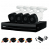 Dahua Kit de Vigilancia DH-KIT/XVR1B08-I/4-B1A21N-0360B de 4 Cámaras CCTV Bullet con Grabadora de 8 Canales  1