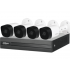 Dahua Kit de Vigilancia KITXVR1B04H Wiz Sense de 4 Cámaras CCTV Bullet y 4 Canales, con Grabadora y Accesorios  1