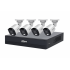 Dahua Kit de Vigilancia DHI-KIT/XVR1B04-I/T/4-B2A21N-U-IL-A-0280B de 4 Cámaras IP Bullet con Grabadora de 4 Canales