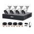 Dahua Kit de Vigilancia DHI-KIT/XVR1B04-I/T/4-B2A21N-U-IL-A-0280B de 4 Cámaras IP Bullet con Grabadora de 4 Canales