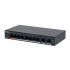 Switch Dahua DH‑CS4010‑8ET‑60, 8 Puertos Gigabit Ethernet 10/100/1000 8 x PoE 60W, 4.8 Gbit/s, 8000 Entradas, Administrado  1