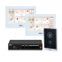 Dahua Videoportero/Interfon KITVPIPWIFI01DH, Altavoz, Alámbrico, Negro/Blanco, Incluye 2 Monitores de 7", Frente de Calle y Switch PoE