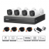 Dahua Kit de Vigilancia KITXVR1B04 de 4 Cámaras Bullet, 4 Canales, con Grabadora, Cables y Fuente de Poder  - no incluye Disco Duro  1