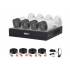 Dahua Kit de Vigilancia KITXVR1B04-I/T/4-B1A11N de 4 Cámaras CCTV Bullet con Grabadora de 4 Canales