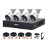 Dahua Kit de Vigilancia KITXVR1B04-I/T/4-B1A21N de 4 Cámaras CCTV Bullet con Grabadora de 4 Canales