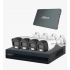 Dahua Kit de Vigilancia PAQ-DH-XVR1B04-I/DH-HAC-HFW1200CLN-DHI-HY-SA13A de 4 Cámaras CCTV Bullet con Grabadora de 4 Canales  1
