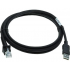 Datalogic Cable RJ-45 Macho - USB Macho, 2 Metros, Negro, para QuickScan QBT2400/QBT2430/QM2430  1