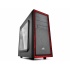 Gabinete DeepCool Tesseract SW-RD con Ventana LED Rojo, Midi-Tower, ATX/Micro-ATX/Mini-ITX, USB 3.0, sin Fuente, Negro/Rojo  2