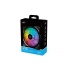 Ventilador DeepCool CF 140 RGB, 140mm, 500 - 1200RPM, Negro - 2 Piezas  11