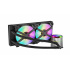 DeepCool Castle 240EX RGB Enfriamiento Líquido para CPU, 2x 120mm, 500 - 1800RPM  2