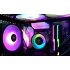 Deepcool Castle 240 RGB Enfriamiento Liquido para CPU, 2x 120mm, 500 - 1800RPM  8