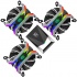 Ventilador DeepCool MF 120 RGB, 120mm, 500 - 2200RPM, 3 Piezas  7