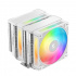 Disipador CPU DeepCool AG620 G2 WH ARGB, 120mm, hasta 1600RPM, Blanco
