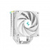 Disipador CPU DeepCool AK400 Digital WH, 120mm, hasta 1850RPM, Blanco   2