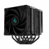 Disipador CPU DeepCool AK620 ZERO DARK, 120mm, hasta 1850RPM, Negro ― Tiene pegado espuma de empaque.  2