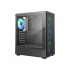 Gabinete DeepCool CC550 4F, Midi-Tower, ATX/Micro-ATX/Mini-ITX, USB 2.0/3.0, sin Fuente, 4 Ventiladores Instalados, Negro - Imagen adicional 1