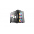 Gabinete DeepCool R-CG530U-BKAGA4-G, Midi-Tower, ATX/Micro-ATX/Mini-ITX, USB 3.0, sin Fuente, 4 Ventiladores Instalados, Negro