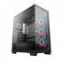 Gabinete DeepCool CG580 4F, Midi-Tower, ATX/Micro-ATX/Mini-ITX, USB 3.0, sin Fuente, 4 Ventiladores Instalados, Negro  1