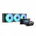 DeepCool LT360 VISION ARGB Enfriamiento Líquido para CPU, 3x 120mm, hasta 2400RPM, Negro - Imagen adicional 1