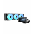 DeepCool LT360 VISION ARGB Enfriamiento Líquido para CPU, 3x 120mm, hasta 2400RPM, Negro
