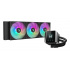 DeepCool MYSTIQUE 360 LX750 Enfriamiento Líquido para CPU, 3x 120mm, hasta 2400RPM, Negro   1