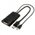 Dell Adaptador DisplayPort Macho - DVI Hembra, Negro  1
