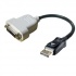 Dell Adaptador DisplayPort Macho - DVI Hembra, Negro/Gris