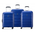 Delsey Kit de Maletas 00310198622, 20"/24"/28", Azul, 3 Piezas