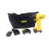 DeWALT Llave Neumática de Impacto DCF805C2-B3, 1/4", Amarillo - - Incluye 2 Baterías y Cargador  1