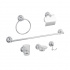 Dica Juego de Accesorios para Baño 2600, 6 Piezas, Metal