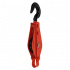 Dogotuls Polea Garrucha RH5042, 5", 1.5 Toneladas, Rojo/Negro