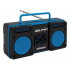 Dolphin Bocina Portátil RTX-20 Retro, Bluetooth, Alámbrico/Inalámbrico, USB, Radio FM, Azul/Negro  1