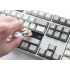 Teclado Ducky Origin Vintage, Teclado Mecánico, Cherry MX Red, Alámbrico, USB, Gris, Inglés - Imagen adicional 1