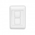 DuoSmart Interruptor de Luz Inteligente e Indicador de Estado LED A20, 2 Botones, WiFi, Blanco  1