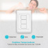 DuoSmart Interruptor de Luz Inteligente A30, 3 Botones, WiFi, Blanco  2