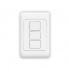 DuoSmart Interruptor de Luz Inteligente A30, 3 Botones, WiFi, Blanco  1