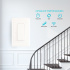 DuoSmart Interruptor de Luz Inteligente A40 para Escalera, 1 Botón, WiFi, Blanco  3