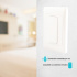 DuoSmart Interruptor de Luz Inteligente A40 para Escalera, 1 Botón, WiFi, Blanco  4