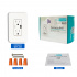 DuoSmart Tomacorriente A60, 2 Enchufes, 1x USB-A, Blanco  5